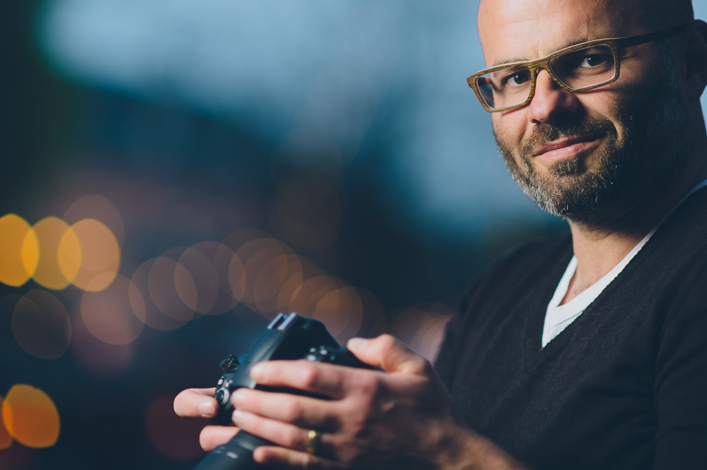 Alex mit dem selben Bokeh